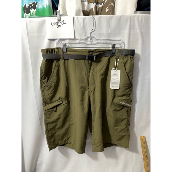 NWT Limit Outdoor Shorts with belt Mens 40 Dark Tan Casual Cargo Outdoor Hiking - Picture 1 of 10